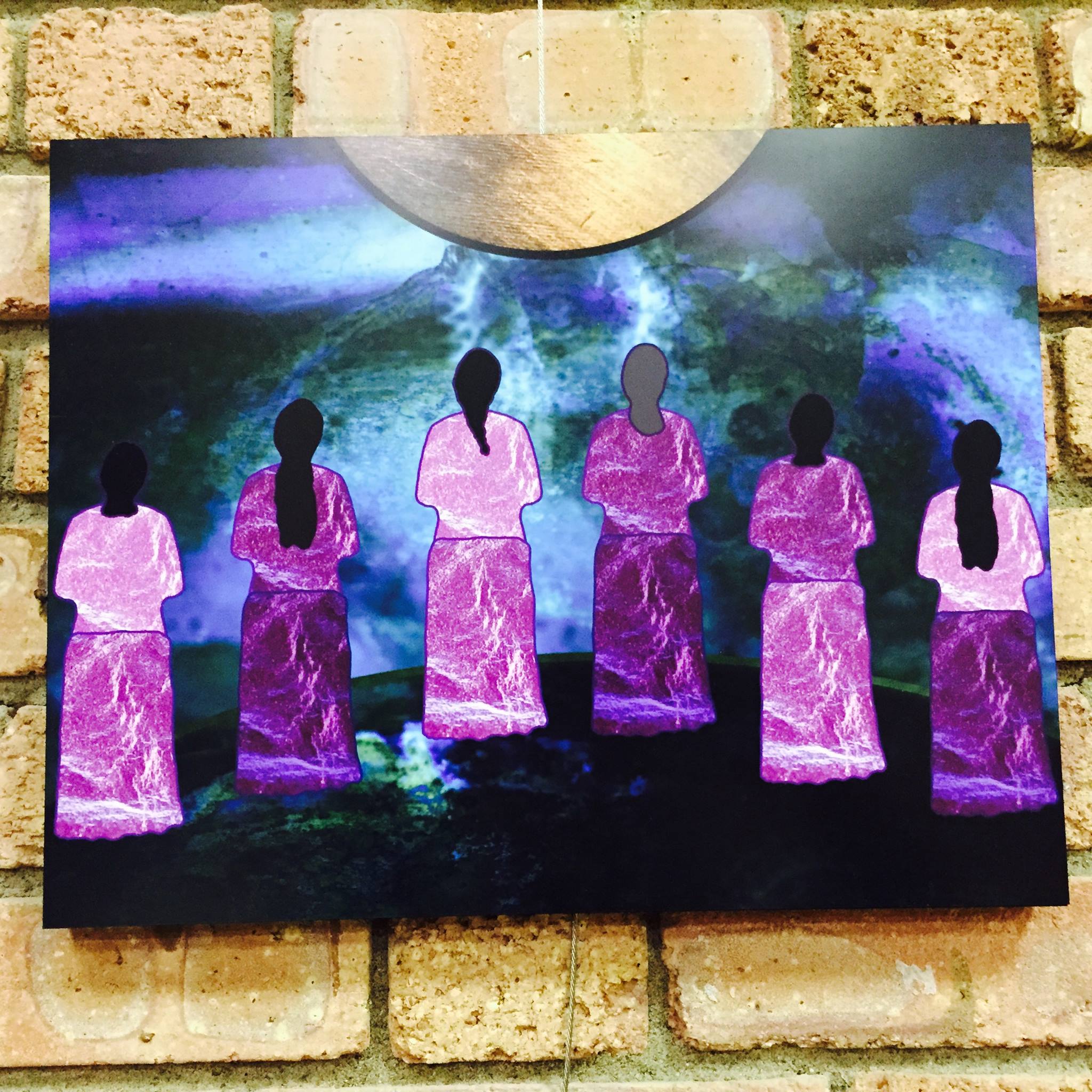 "The Women, They Hold the Ground," Elizabeth LaPensée, 2015 In the "All About Eve" Exhibition at Gimaajii in Duluth, Minnesota