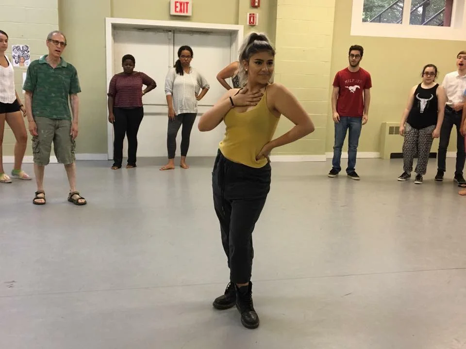 Weird Romance rehearsal