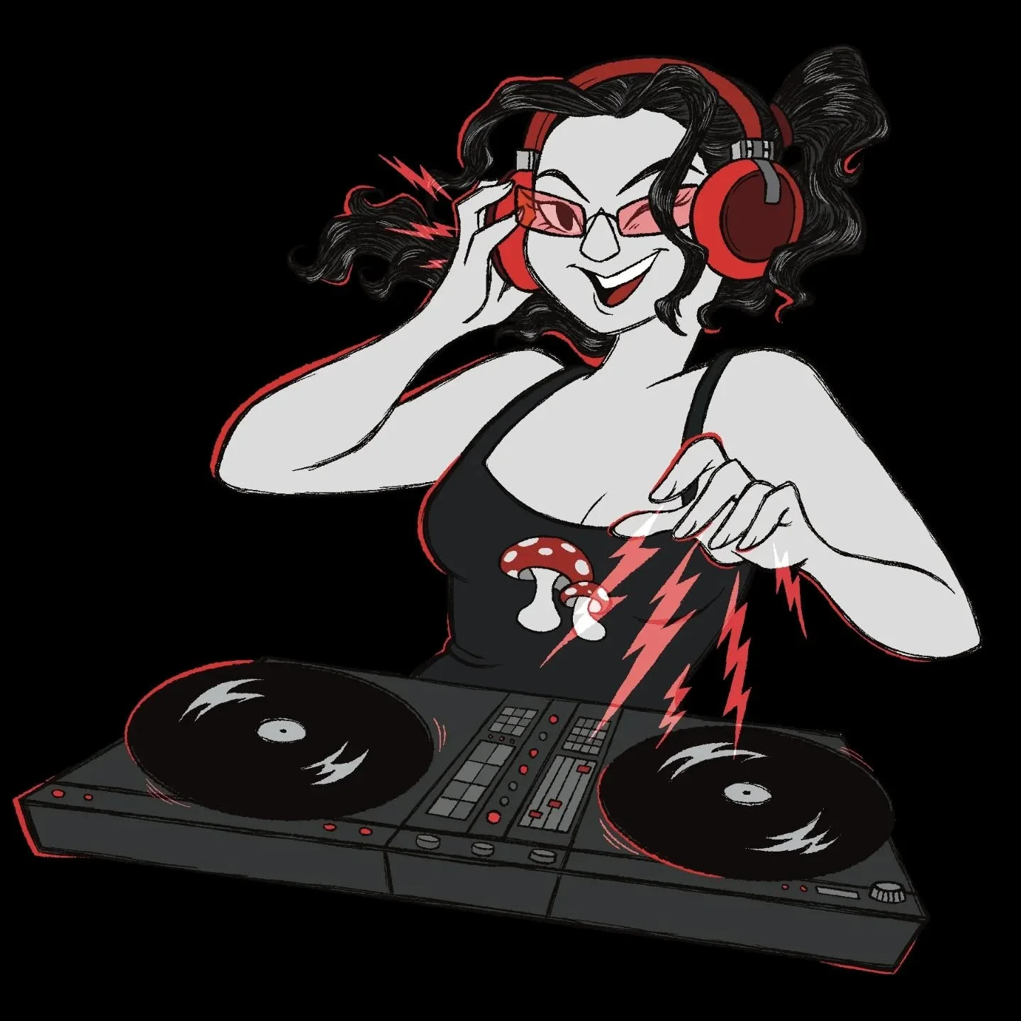 my lil cartoon girl is all grown up and is sliding down the thespian to bartender to DJ pipeline HEADFIRST✌🏼
in love with these logos i commissioned from the ever-talented @sami.kerwin !!! thanks for the updated girly &amp; thanks so much for sharin
