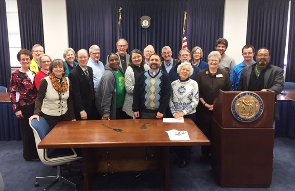 Group gathered on January 24 to pray and act on voting rights.