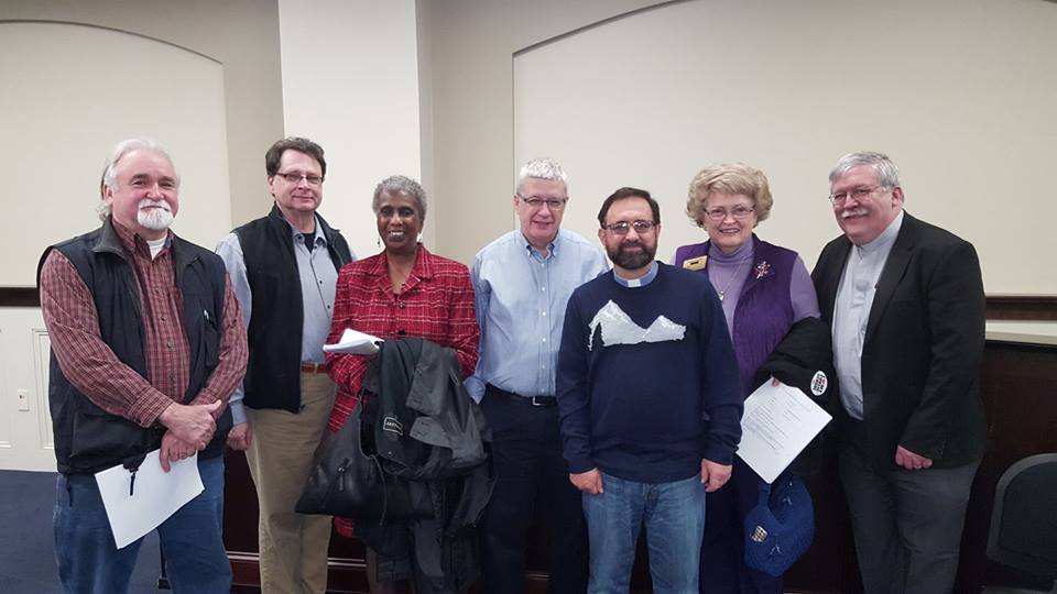 Presbyterian participants with Ruth Lowe.