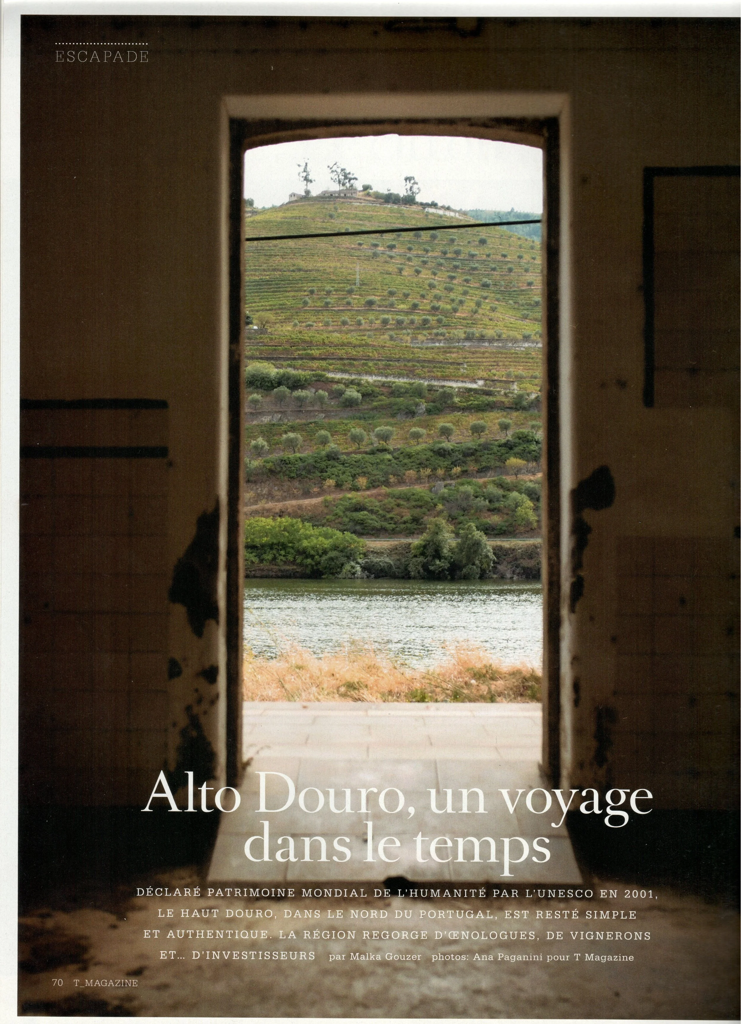 Photojournalism Assignment for Le Temps, Swiss Newspaper about the Douro Valley