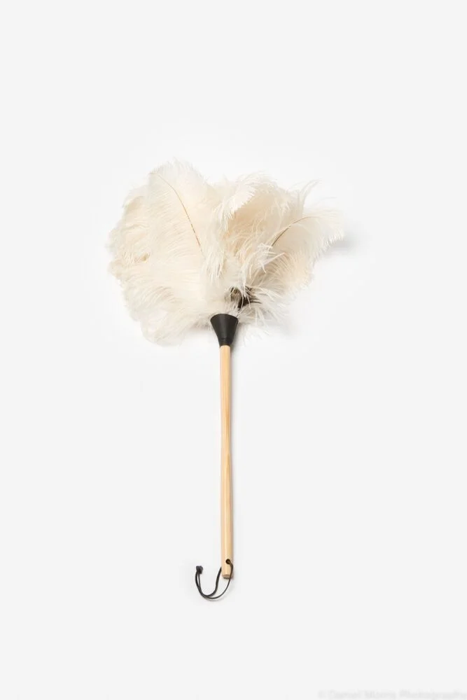 Redecker - White Ostrich Feather Duster