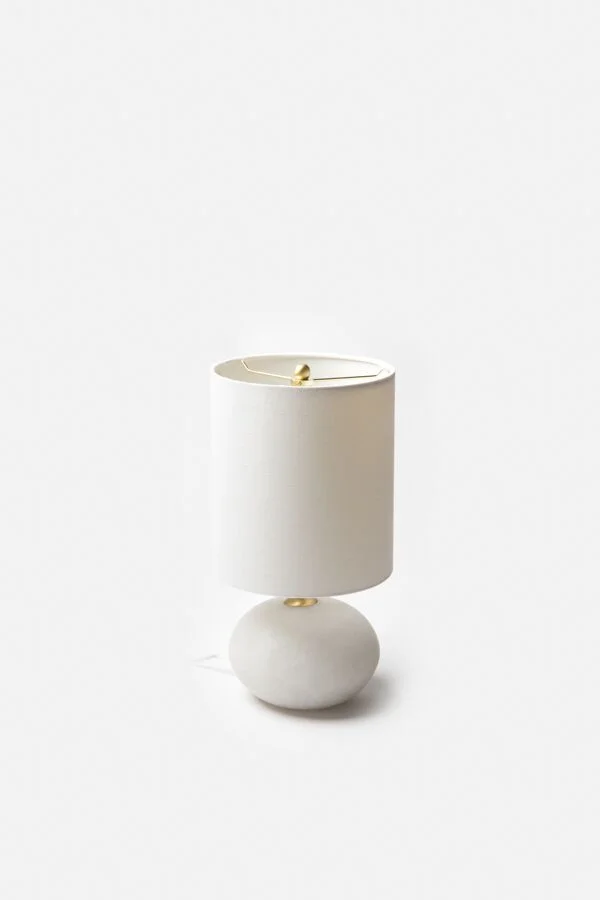 Alabaster Orb Table Lamp