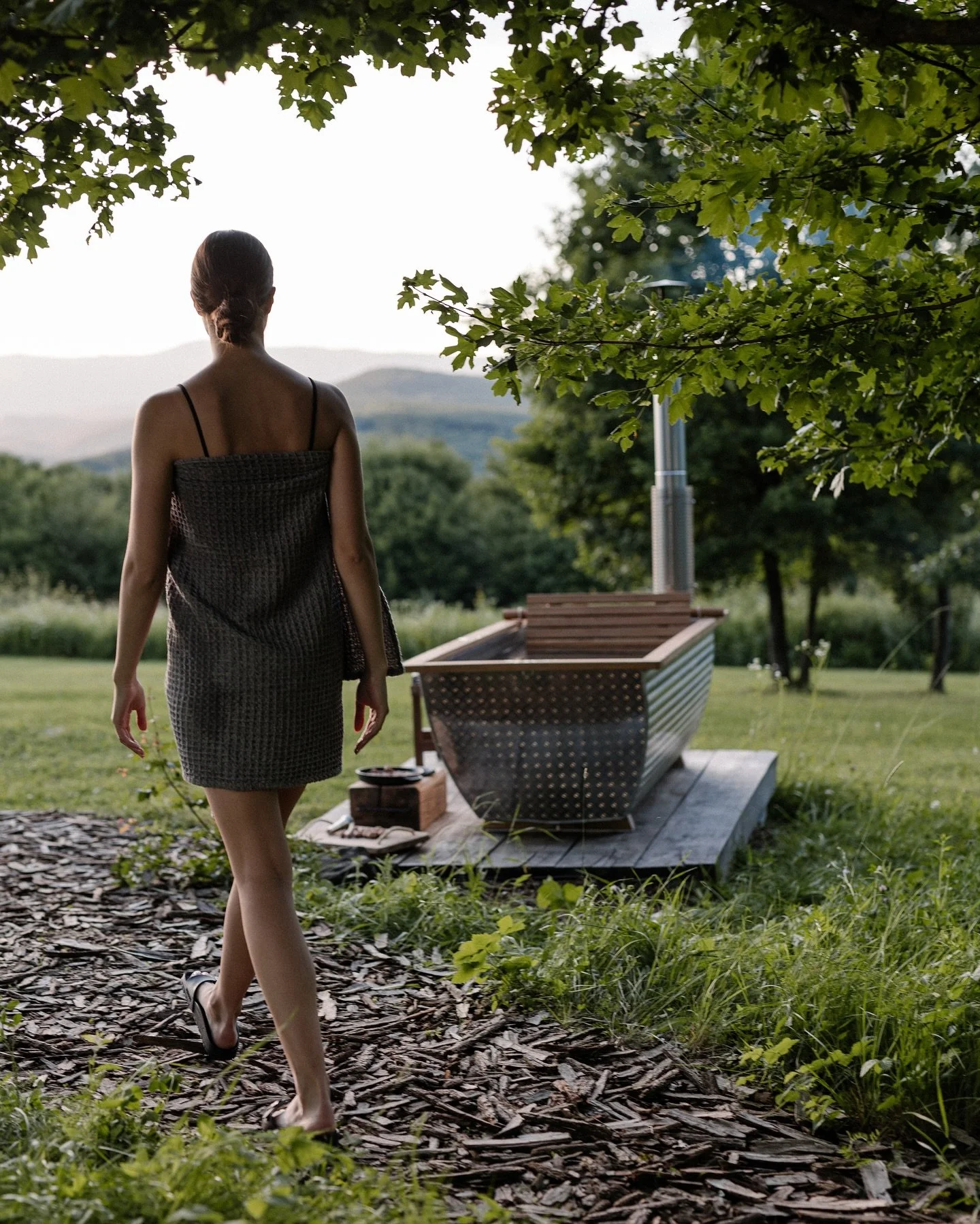 Embracing the serenity of nature by @nanohouse_budapest with @hikkisweden