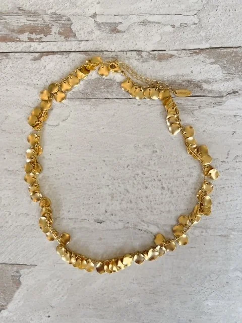 24k Gold Disc Chain