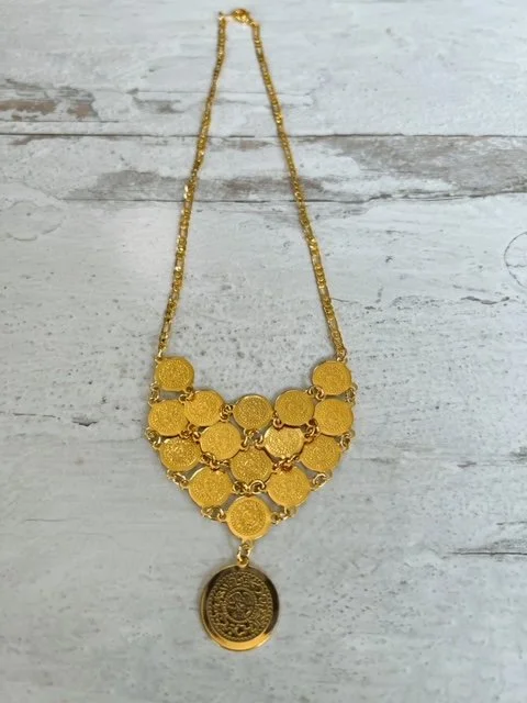 18k Greek Coin Chains
