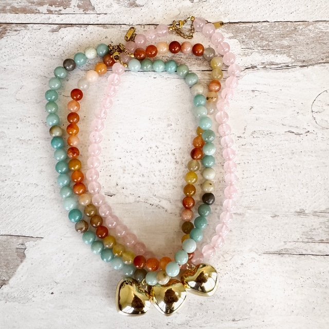 Beaded Chain With Heart