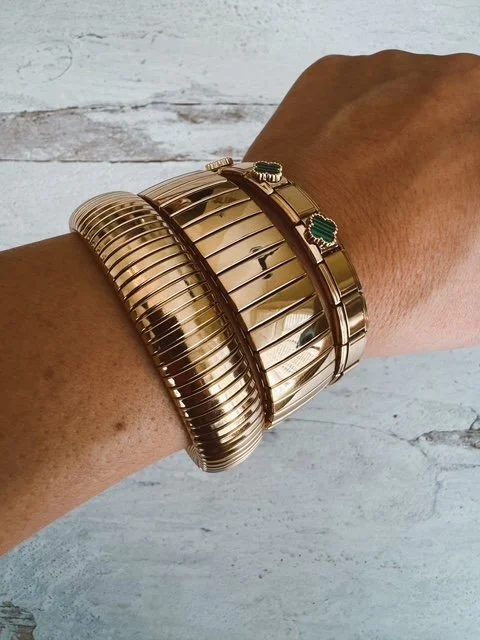 Chunky Gold Bangles
