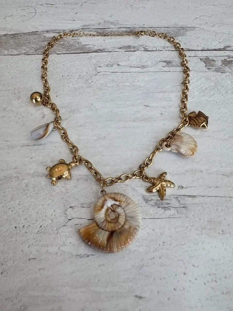 Seashell Charmed Chain