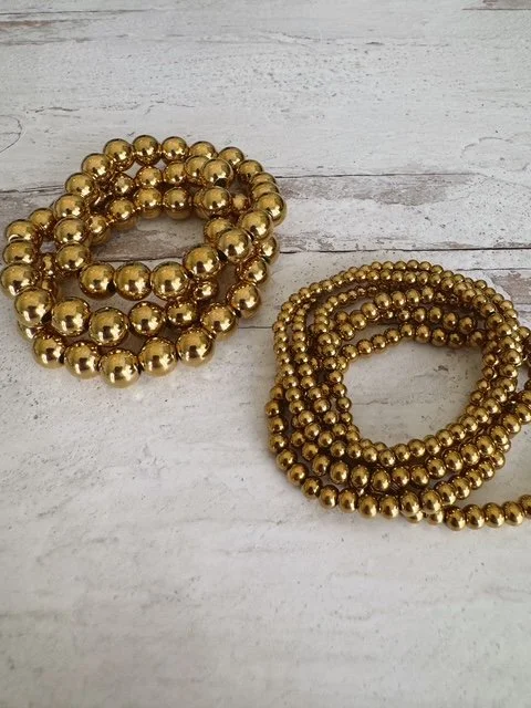Gold Beaded Bracelets
