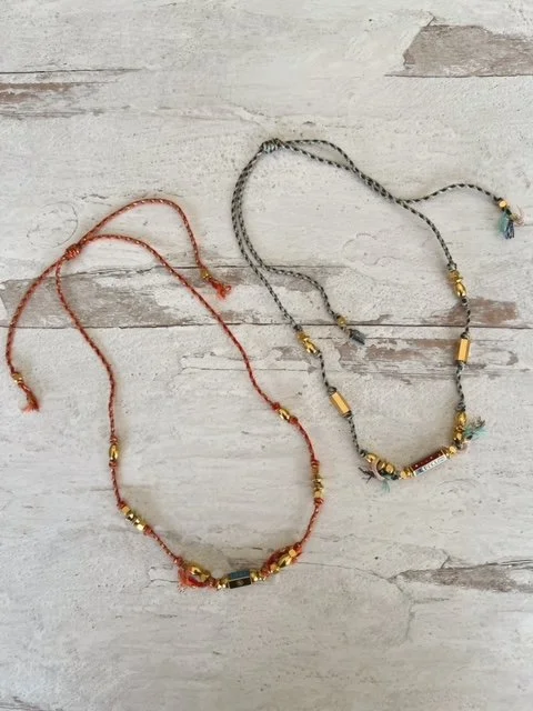 Tibetan Rope Tie Necklace- Adjustable