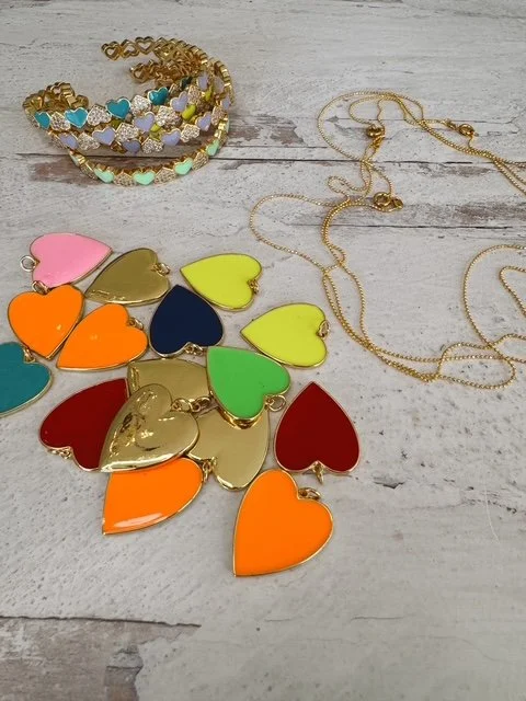 The OG Enamel Heart Duo Set