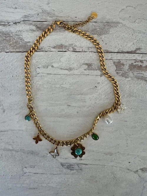 Vintage Charmed Cuban Chain