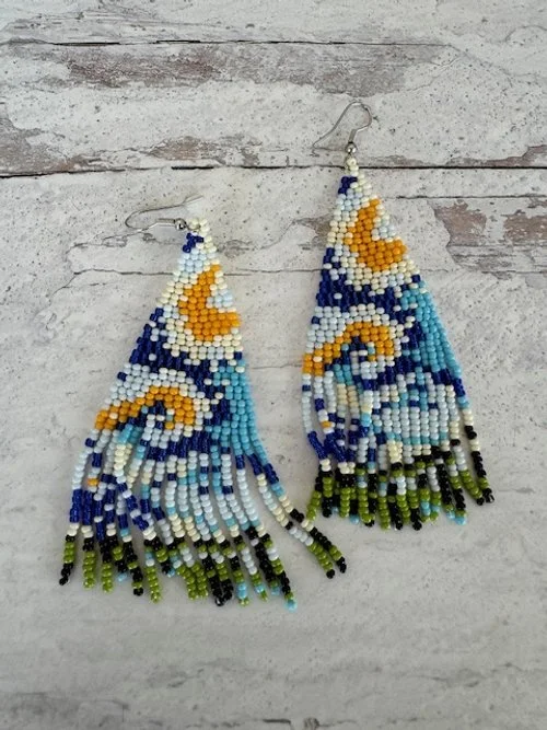 Starry Night Chandelier Earings