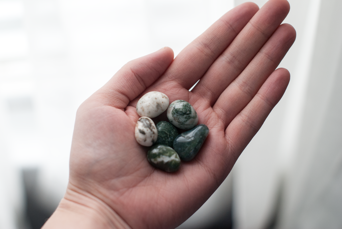 Tree Agate. Don't they look like little bird eggs?