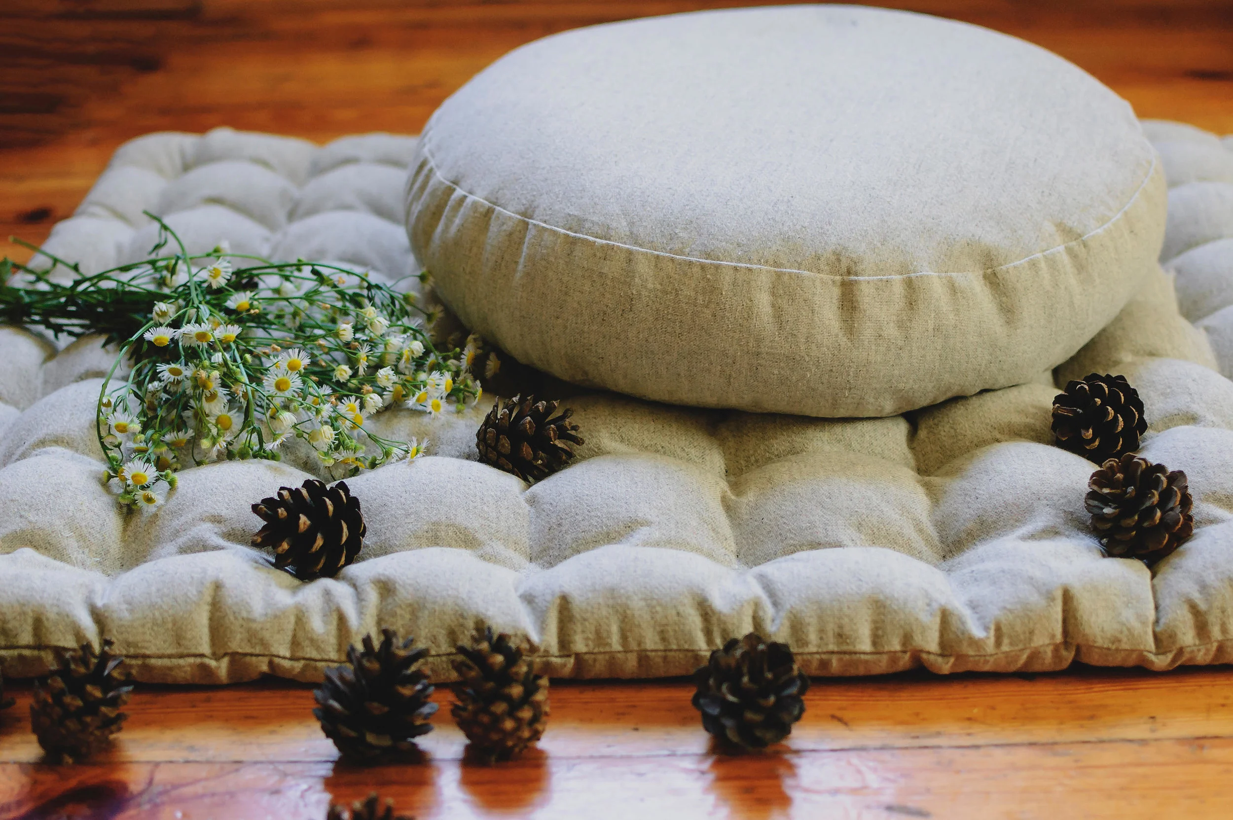 Zen your body... Yoga Hemp Cushion by HempOrganicLife