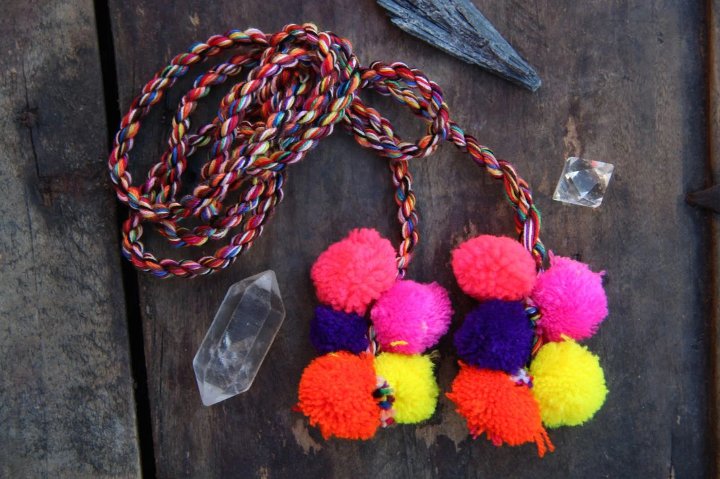 Brighten your living space... Pom Pom Camel Swag by WomanShopsWorld