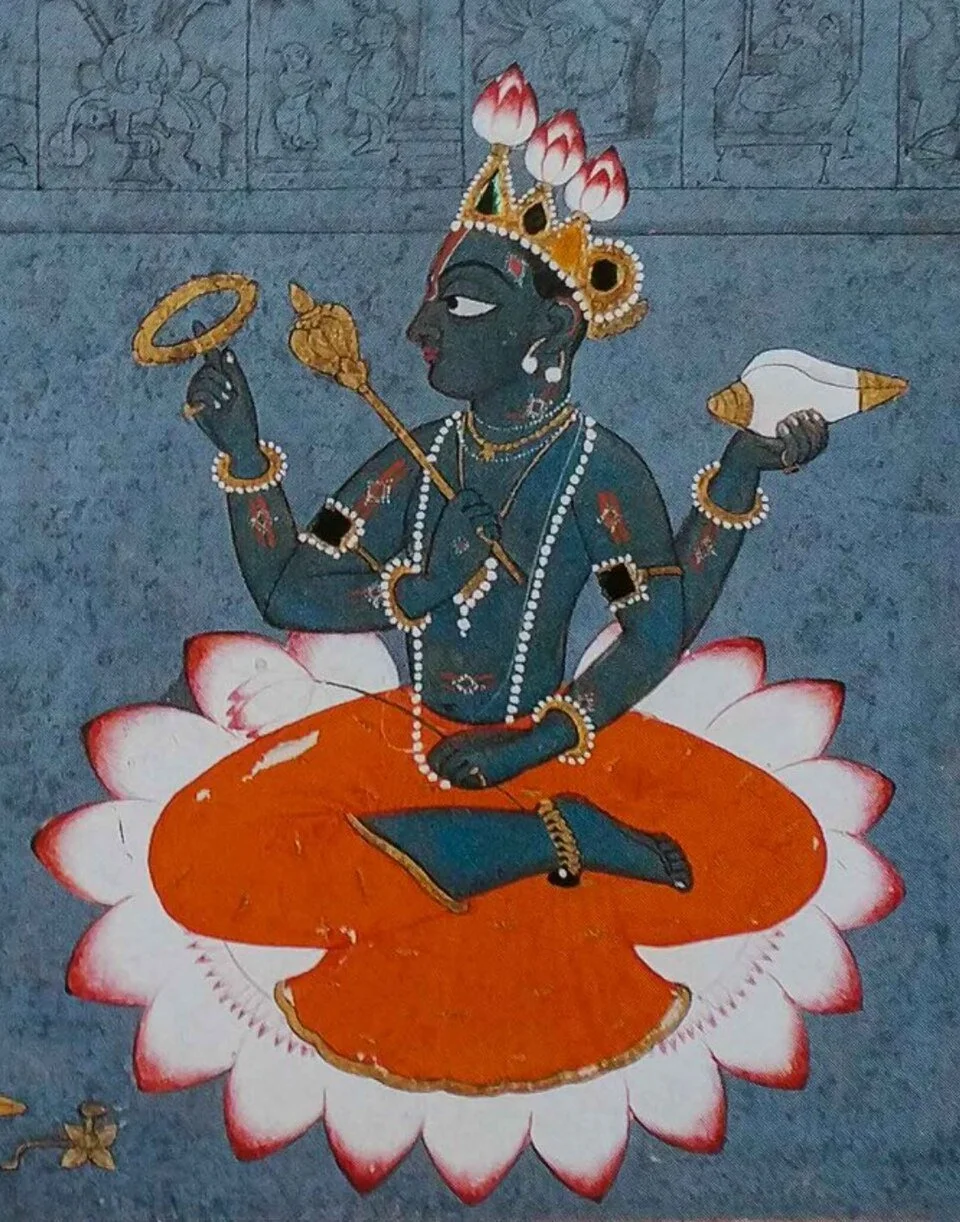 Vishnu from Gita Govinda
