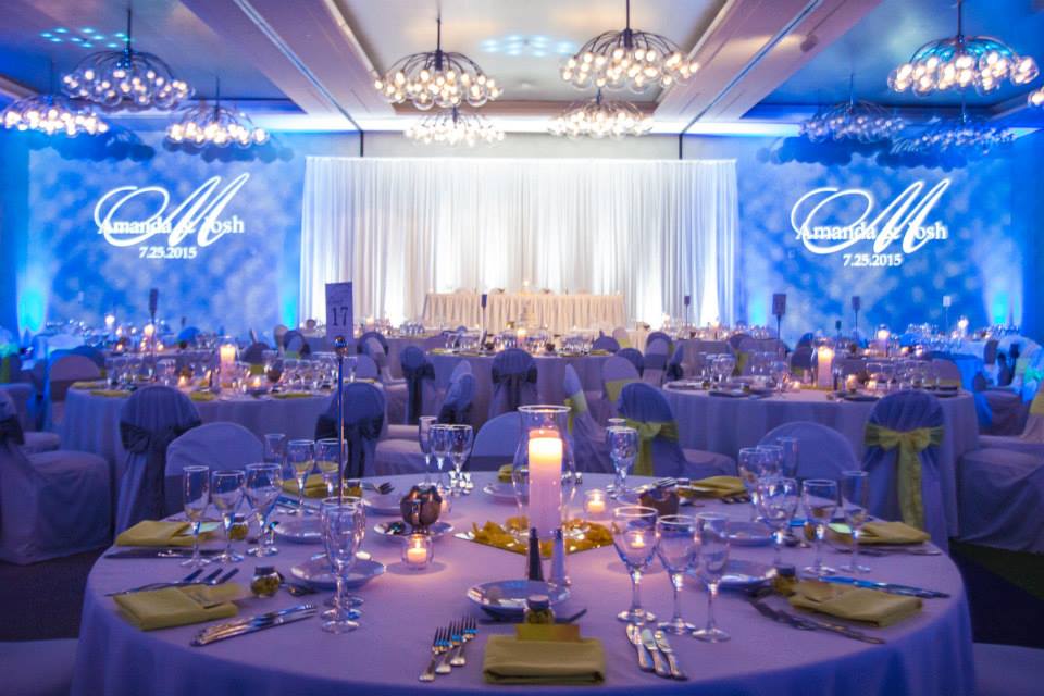 Wedding Lighting and Monograms