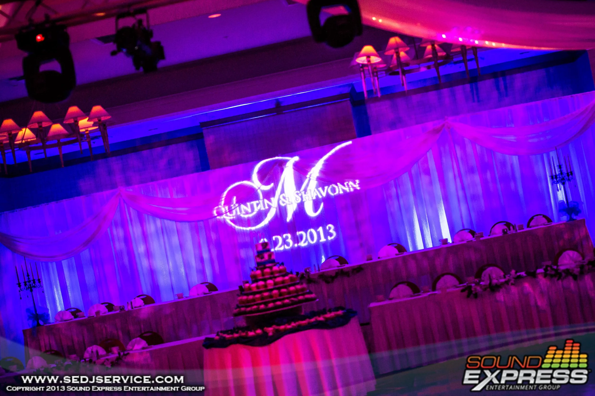 Double Tree Head Table Setup