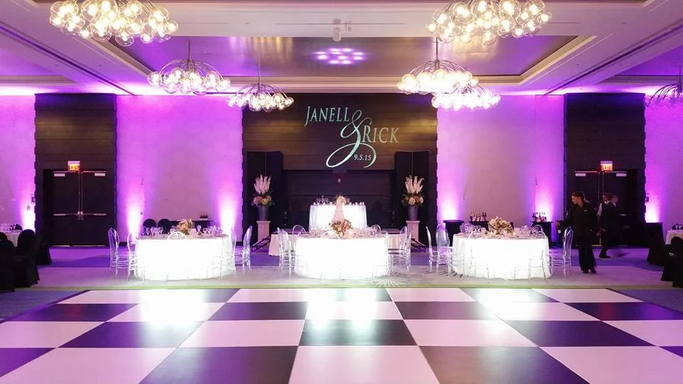 Hyatt Under Table Lighting and Monogram