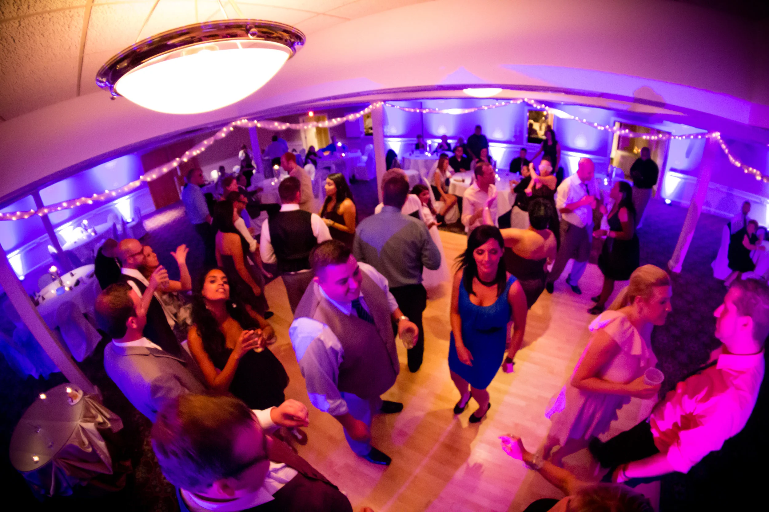 Webster Golf Dance Floor with Room Lighting