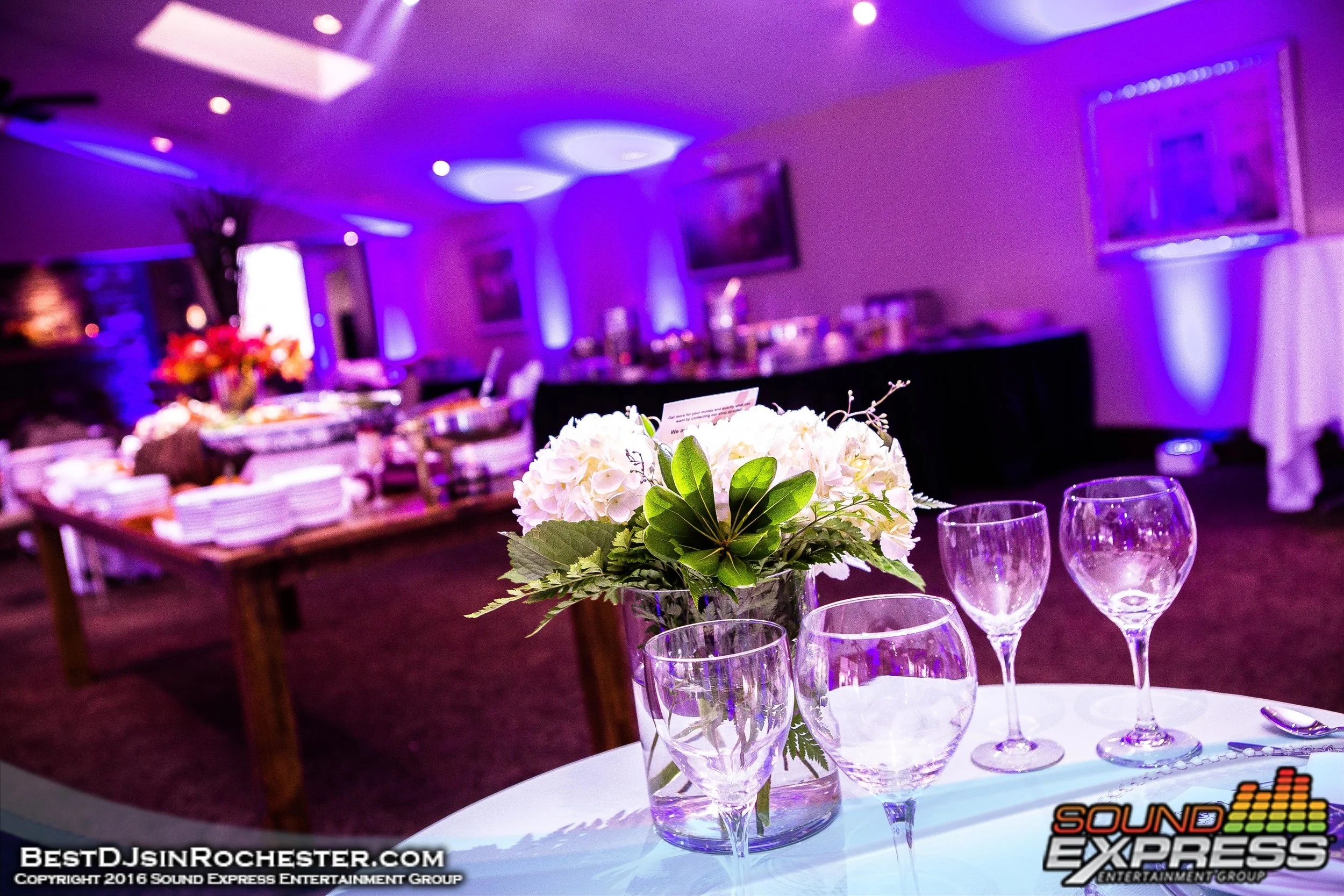 Glendoveers Table Setup & Lighting
