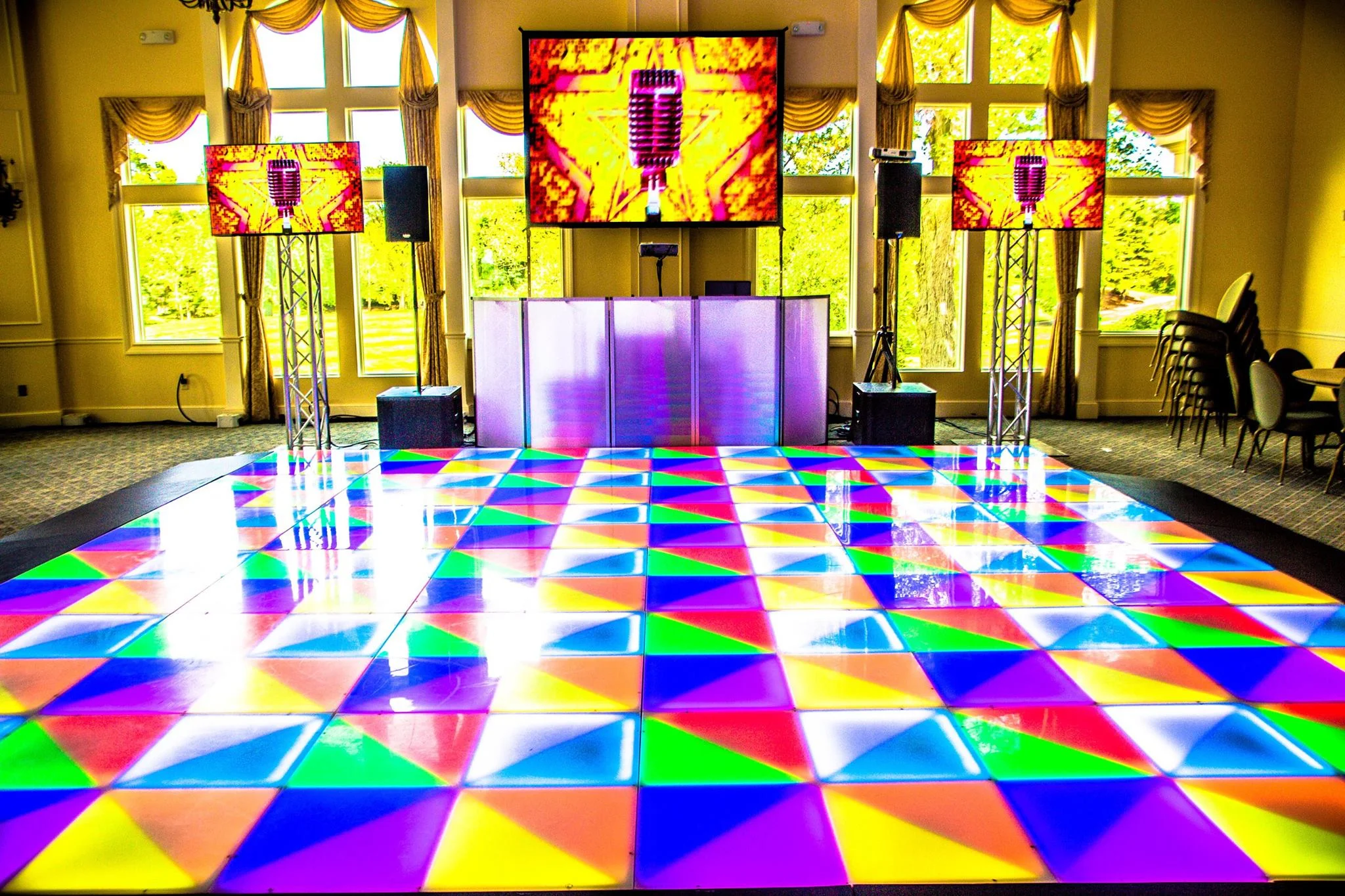 LED Dance Floor and Multimedia Displays