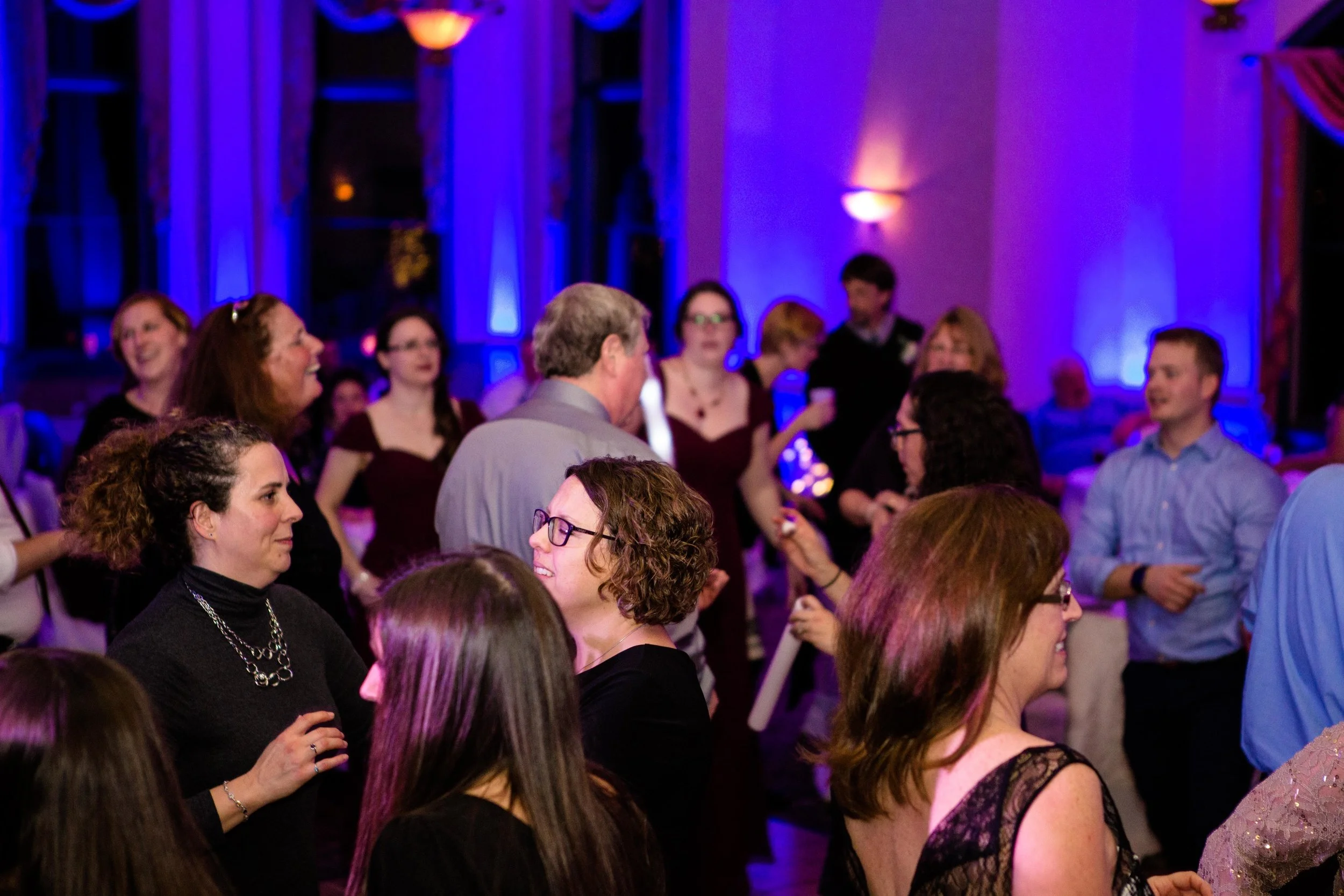 Belhurst Dance Floor with Up Lighting