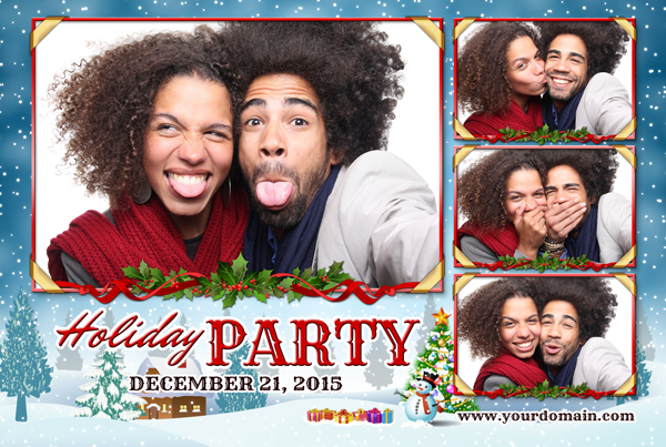 Photo Booth Holiday Party Template