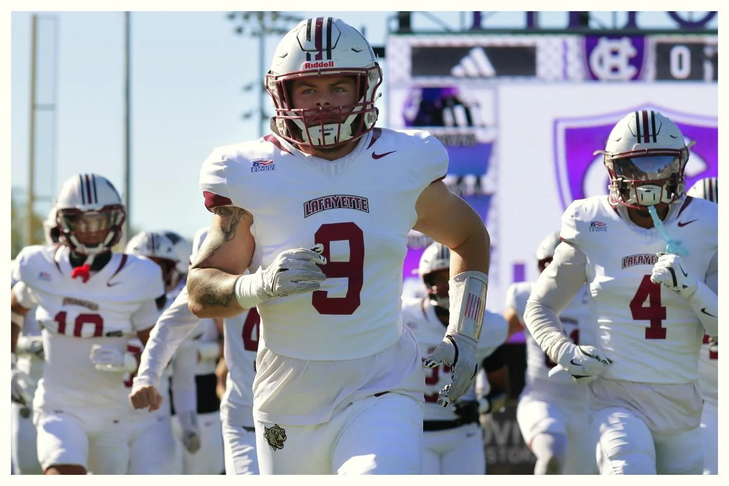 Leopards leap past Holy Cross! #goleopards #lafayettecollege #lafayettefootball