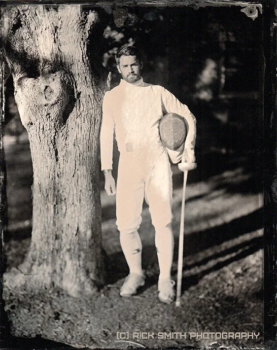 Antoine Mannes,, Fontenay-sous-Bois, Paris captured here for the 1st time in the historic wet plate collodion process of silver on glass.
#lafayettecollege #lafayettefencing #goleopards
