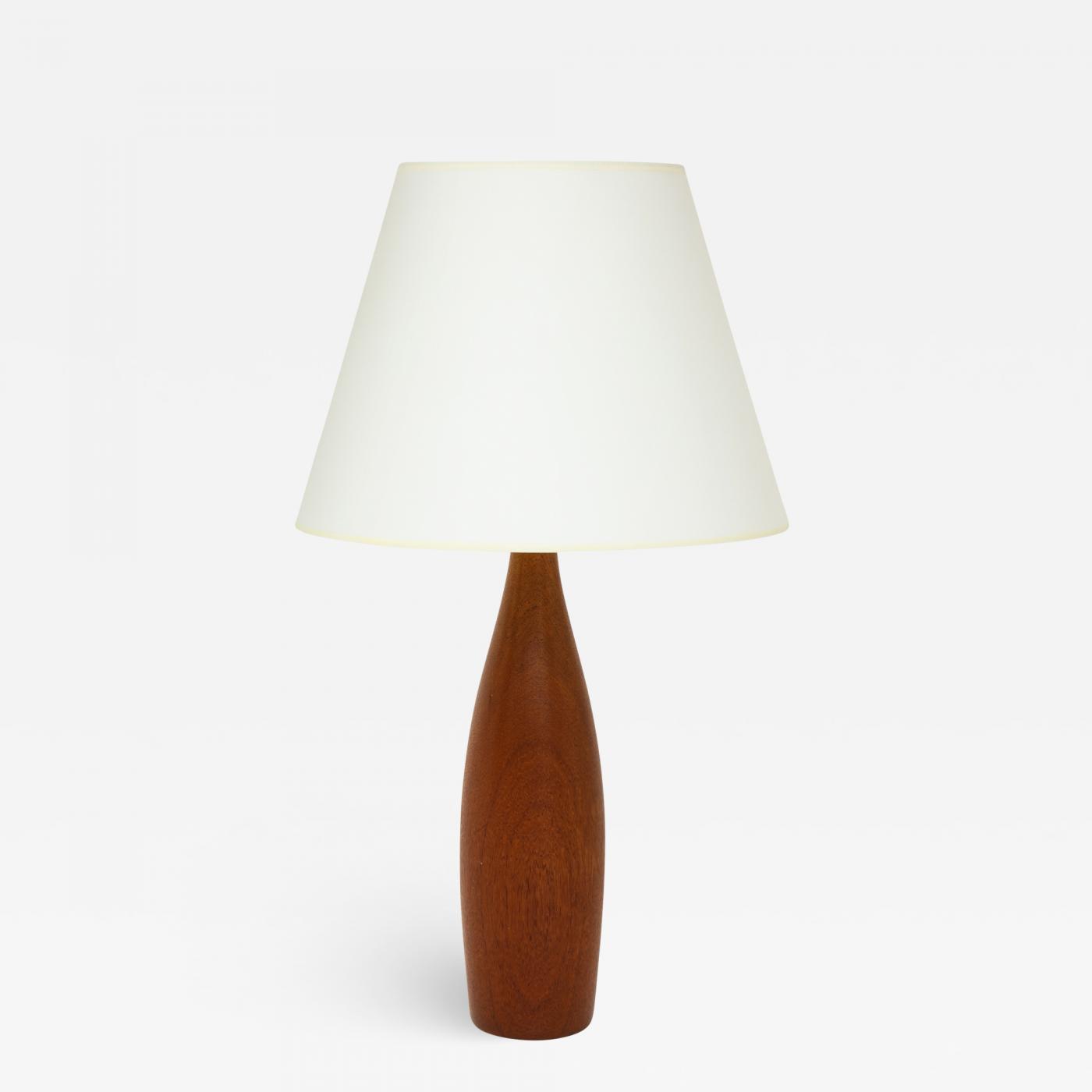 danish teak lamp