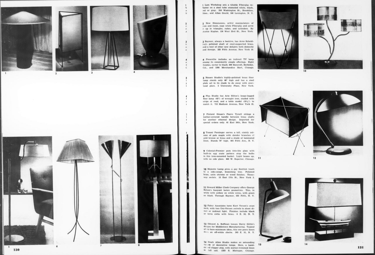 Bill Lam Table Lamp With Tiltable