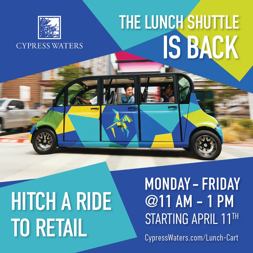 To Cypress Waters — Cypress Waters Office, Retail, Apartments