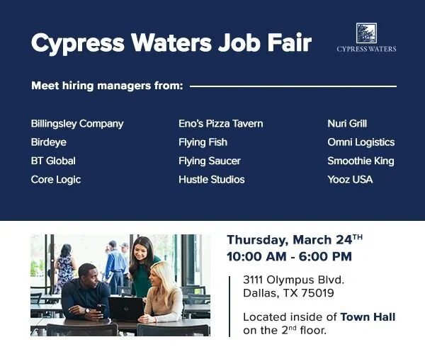 To Cypress Waters — Cypress Waters Office, Retail, Apartments
