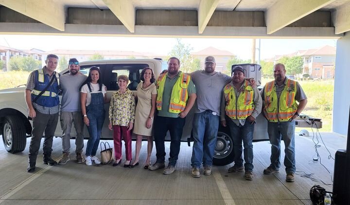 Today, Billingsley &amp; DPR Construction celebrated a significant milestone at 3300 Olympus Blvd - the topping out event of our latest six-story, 305,000 SF office building in the Cypress Waters community. What a great team to work with - we look fo