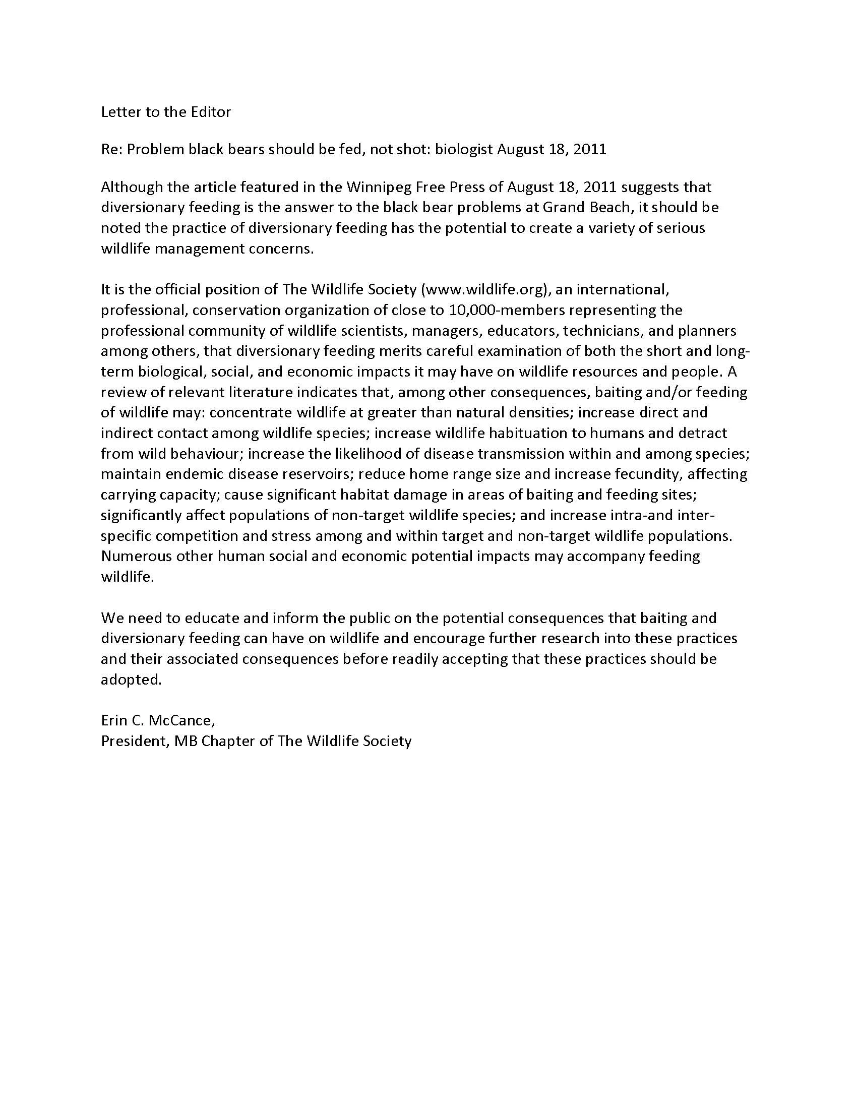 Letter to the Editor Feeding bears 2011.jpg