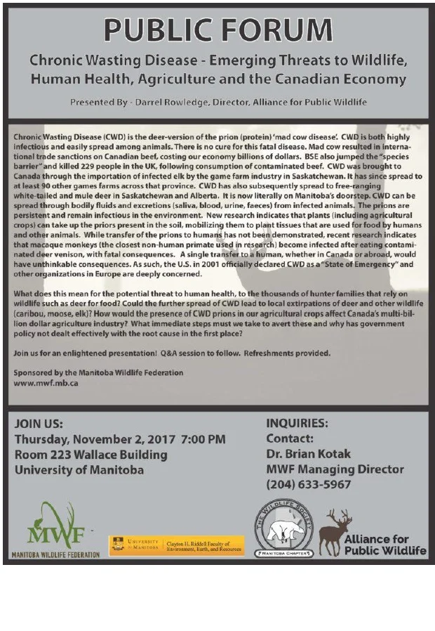 Forum on Chronic Wasting Disease