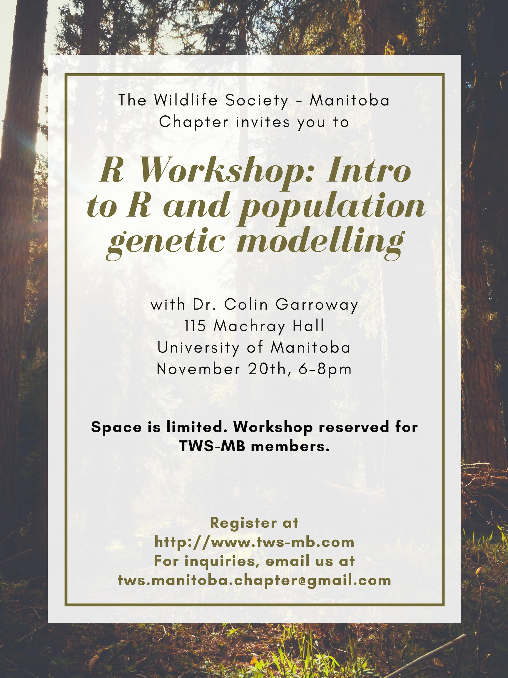R Workshop: Introduction to R and population genetic monitoring