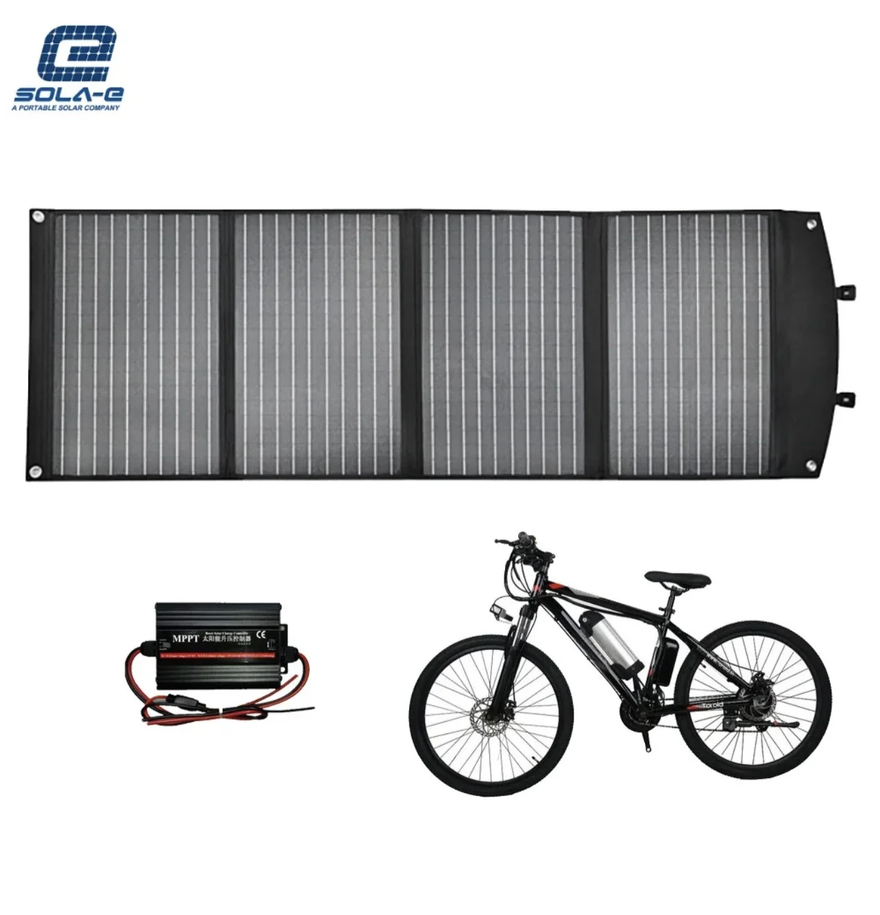 Folding Solar charger for E-Bikes — Gainesville Electric Bike Garage