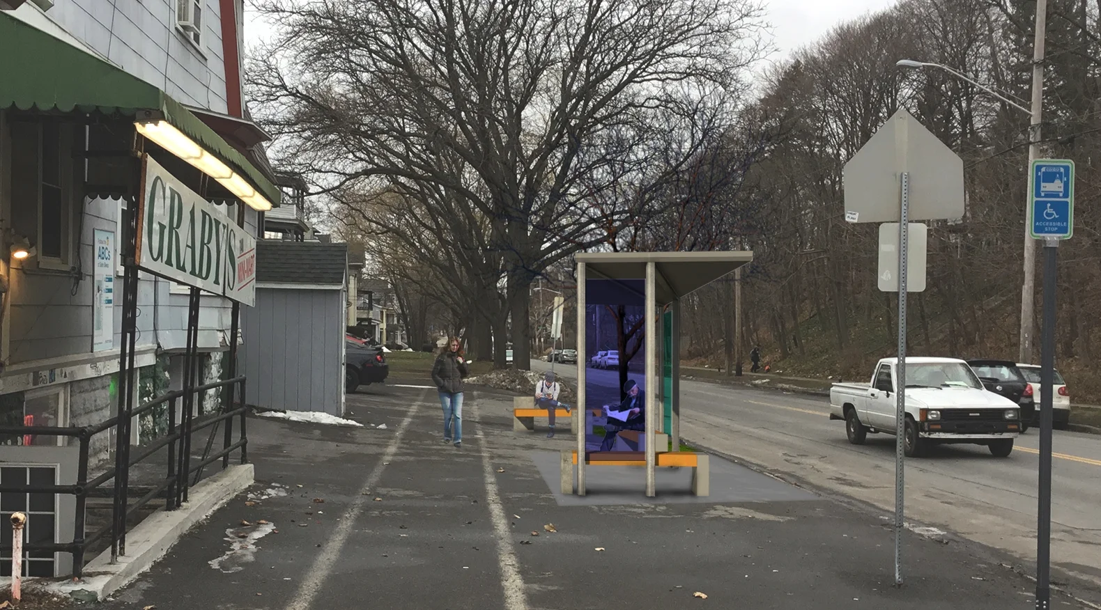 New Volume Models for Bus Stop