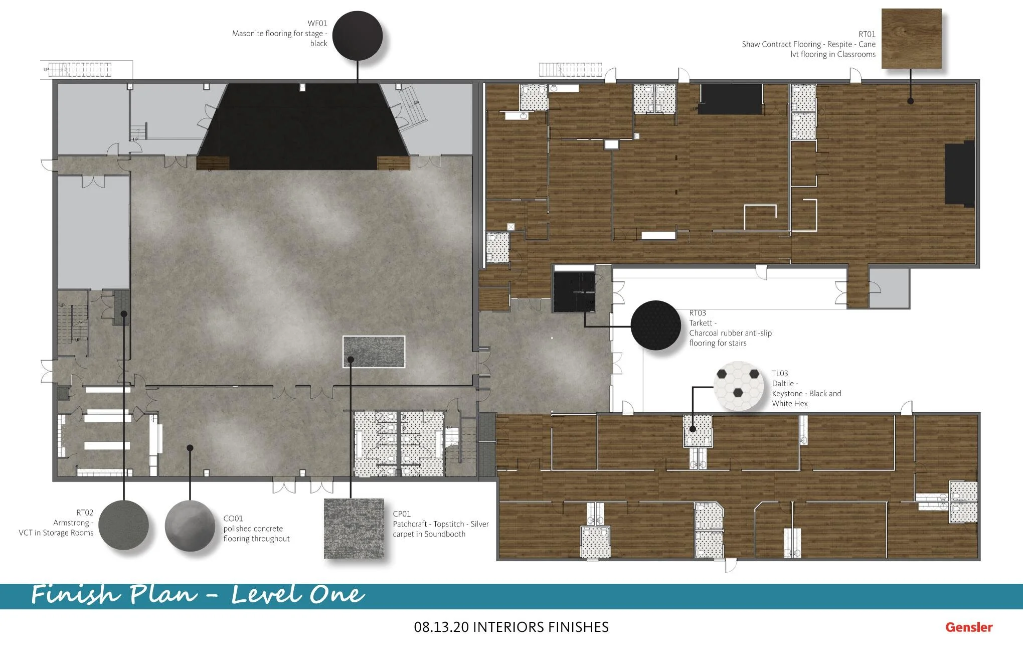 First Floor Rendered Floor Plan