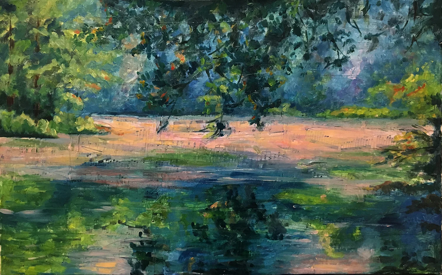 Reflects dans l'Eau