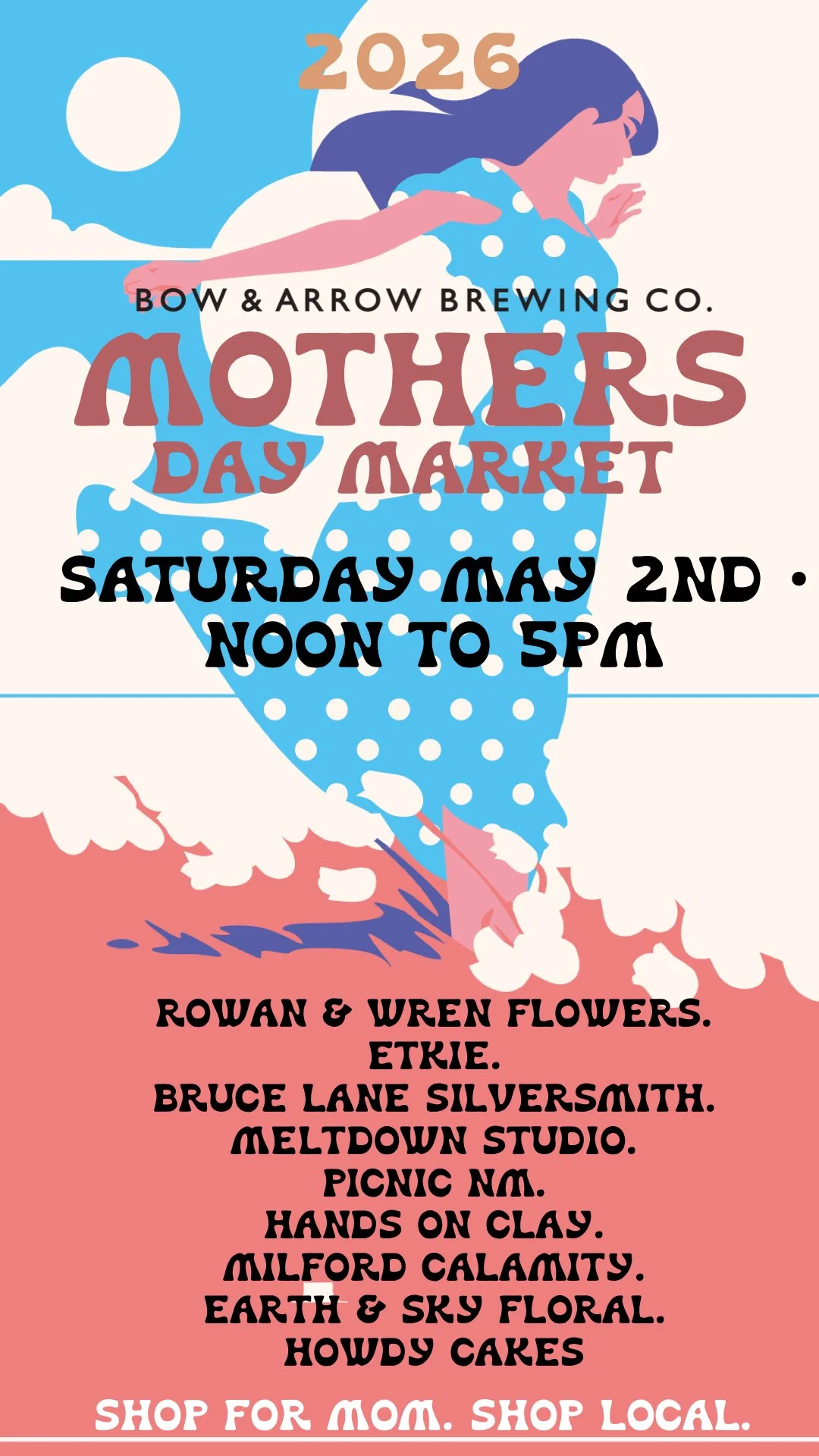 Mom’s Day Market 12-5pm // Foodtruck: Peace Pizza