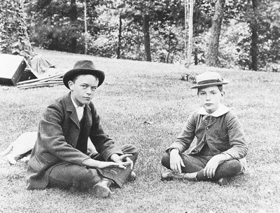 John D. Rockefeller Sr. and John D. Rockefeller Jr. Circa 1930s