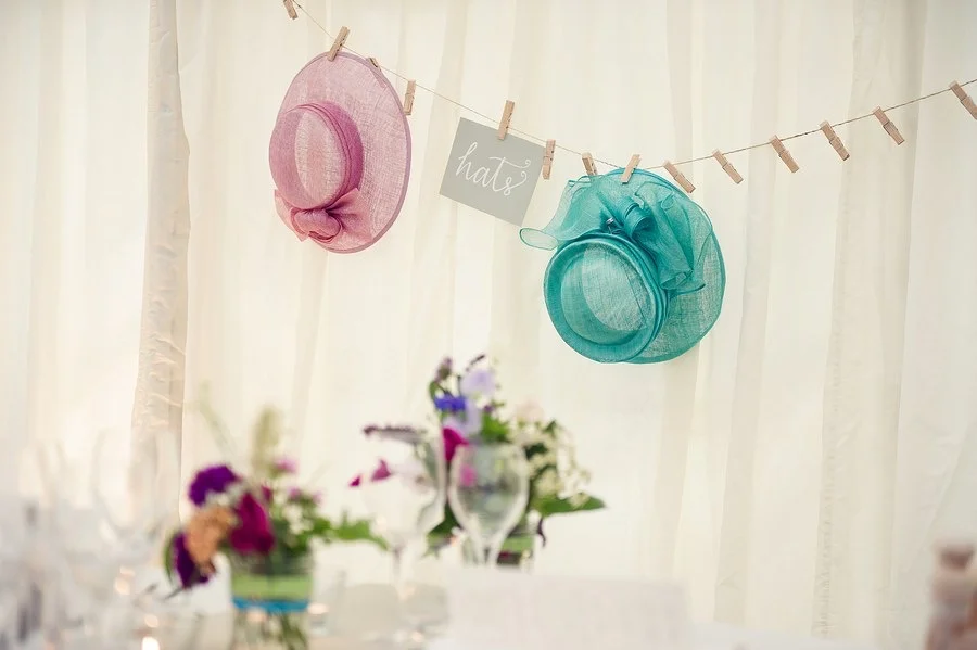 Hat sign and pegs