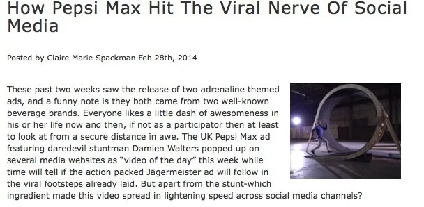   How Pepsi Max Hit the Viral Nerve of Social Media  