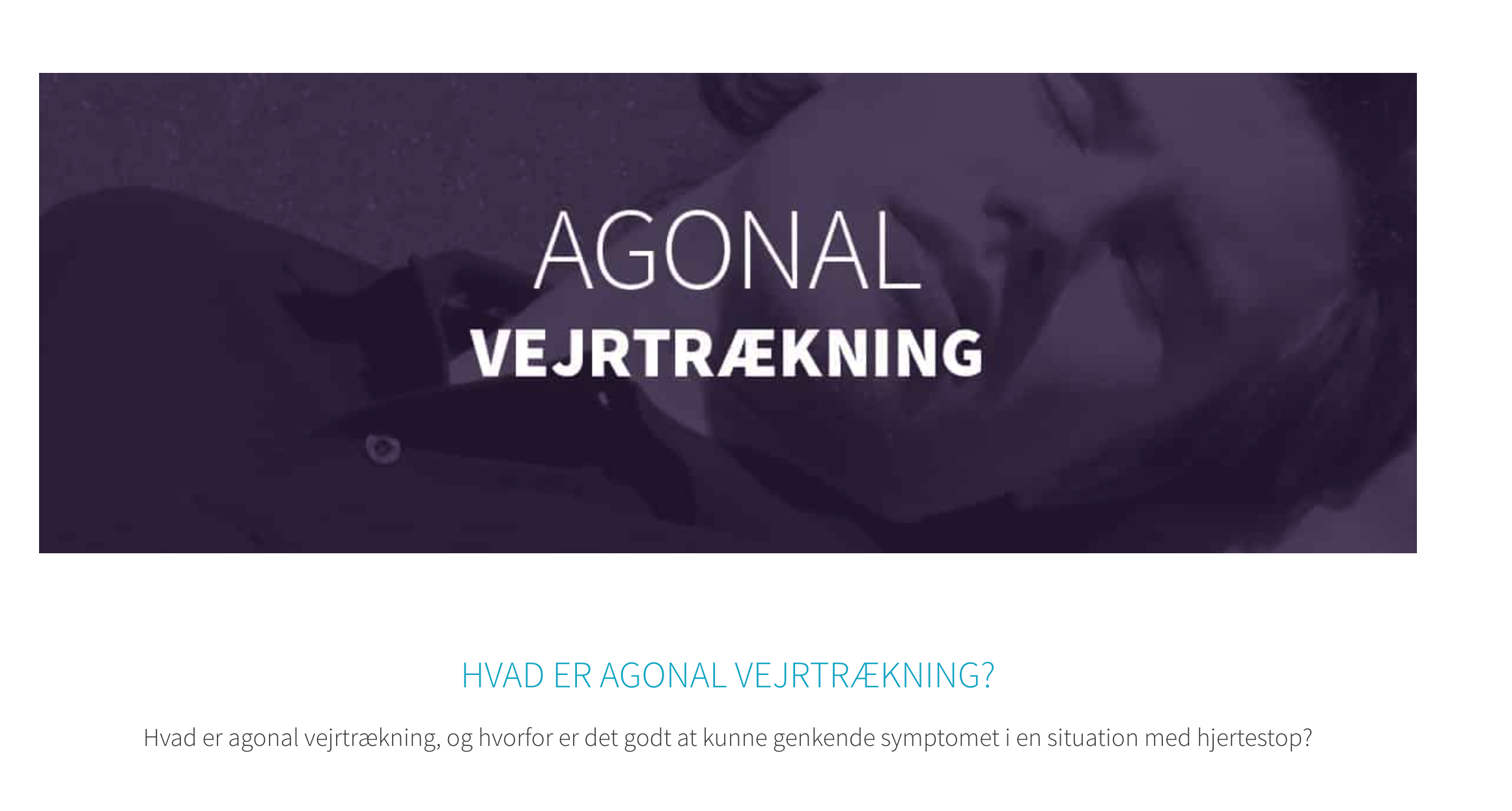   Hvad Er Agonal Vejrtrækning?  